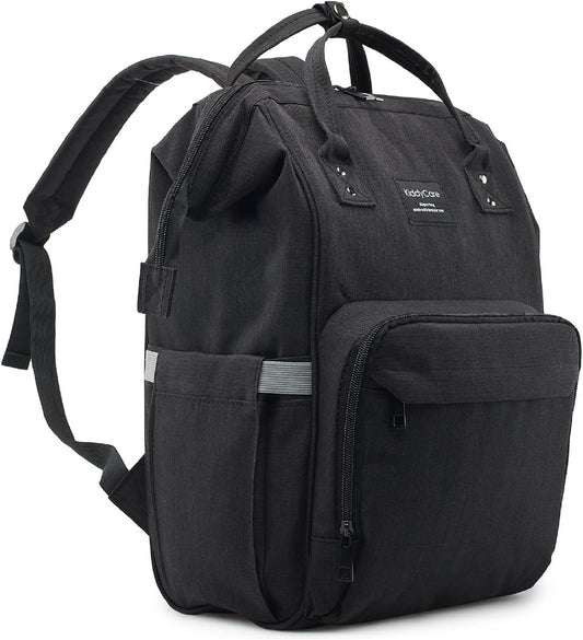 Diaper Bag Backpack | Baby Diaper Bags with Changing Station for Mom | Travel Backpack Waterproof Tote Bag for Maternity Baby Bags with Multiple Uses Large, Fashionable, Unisex | Black