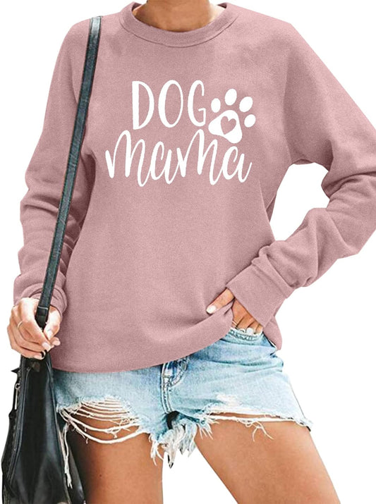Dog Mom Graphic Sweatshirt – Cozy, Cute & Proudly Paw-some!