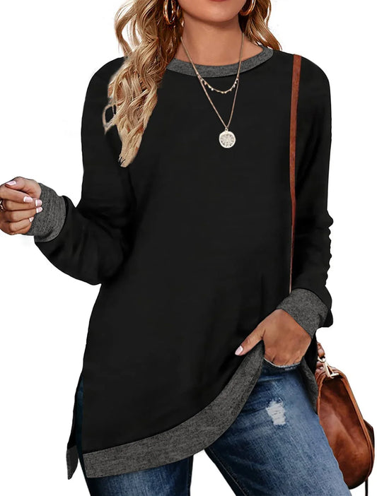 Viral Colorblock Sweatshirt – Must-Have!